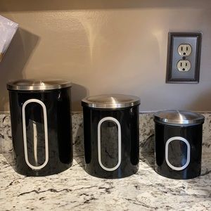 Canisters 3 different sizes